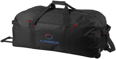 Дорожная сумка на роликах Vancouver, цвет сплошной черный - 12011500- Фото №2