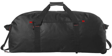 Дорожня сумка на роликах Vancouver, колір суцільний чорний - 12011500- Фото №3