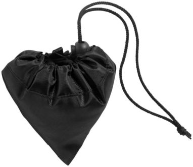 Складная сумка для покупок Bungalow, цвет сплошной черный - 12011900- Фото №5