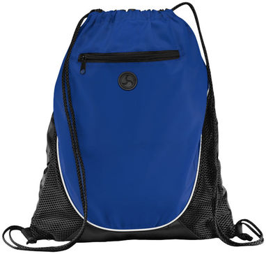 Рюкзак Peek с кулиской, цвет ярко-синий, сплошной черный - 12012001- Фото №1