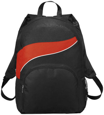 Рюкзак Tornado, цвет сплошной черный, красный - 12012102- Фото №3