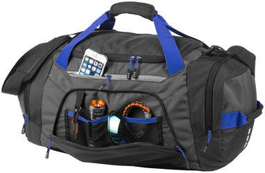 Спортивная сумка Milton, цвет сплошной черный, серый - 12012500- Фото №4