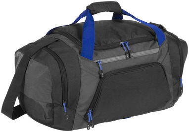 Спортивная сумка Milton, цвет сплошной черный, серый - 12012500- Фото №6