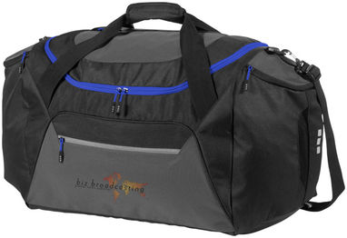 Дорожня сумка Milton, колір суцільний чорний, сірий - 12012600- Фото №2