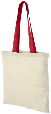 Хлопковая сумка Nevada, цвет натуральный, красный - 12013101- Фото №1