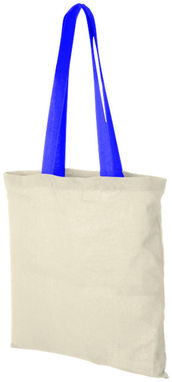 Бавовняна сумка Nevada, колір натуральний, яскраво-синій - 12013108- Фото №1