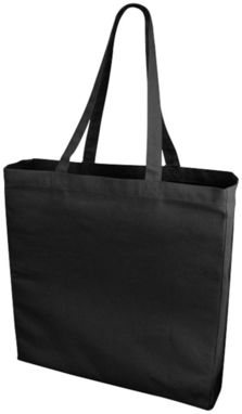 Бавовняна сумка Odessa, колір суцільний чорний - 12013501- Фото №1