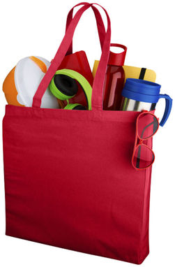 Хлопковая сумка Odessa, цвет красный - 12013504- Фото №5