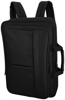 Конференц-рюкзак Wichita для ноутбука , цвет сплошной черный - 12013700- Фото №4