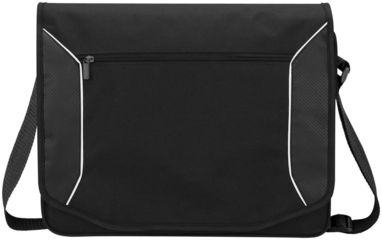 Сумка через плече Stark Tech для ноутбука , колір суцільний чорний - 12014000- Фото №3