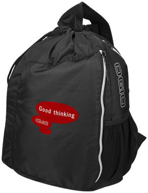 Рюкзак SONIC SLING, колір суцільний чорний - 12015600- Фото №2