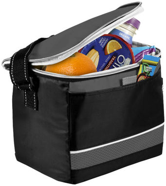 Спортивная сумка-холодильник Levi, цвет сплошной черный, серый - 12016900- Фото №1