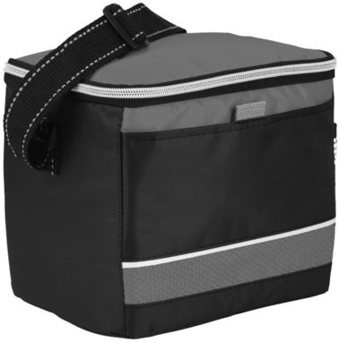 Спортивная сумка-холодильник Levi, цвет сплошной черный, серый - 12016900- Фото №5