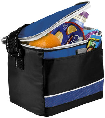 Спортивная сумка-холодильник Levi, цвет сплошной черный, ярко-синий - 12016901- Фото №1