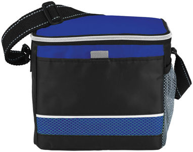 Спортивная сумка-холодильник Levi, цвет сплошной черный, ярко-синий - 12016901- Фото №4