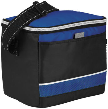 Спортивная сумка-холодильник Levi, цвет сплошной черный, ярко-синий - 12016901- Фото №5