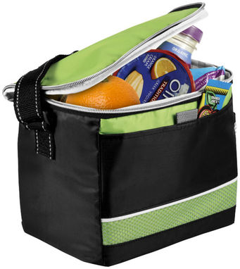 Спортивная сумка-холодильник Levi, цвет сплошной черный, зеленый - 12016903- Фото №1
