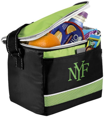 Спортивная сумка-холодильник Levi, цвет сплошной черный, зеленый - 12016903- Фото №2