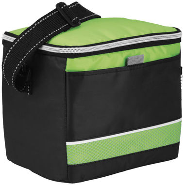 Спортивная сумка-холодильник Levi, цвет сплошной черный, зеленый - 12016903- Фото №5