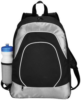 Рюкзак для планшета Branson, колір суцільний чорний, сірий - 12017300- Фото №4