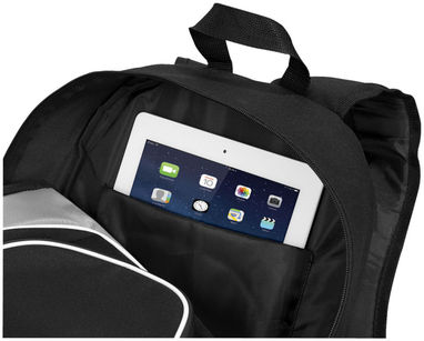 Рюкзак для планшета Branson, колір суцільний чорний, сірий - 12017300- Фото №8