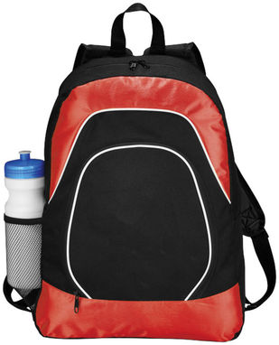 Рюкзак для планшета Branson, колір суцільний чорний, червоний - 12017302- Фото №3