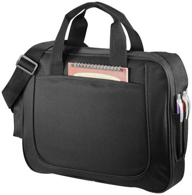 Ділова сумка Dolphin, колір суцільний чорний - 12017400- Фото №1