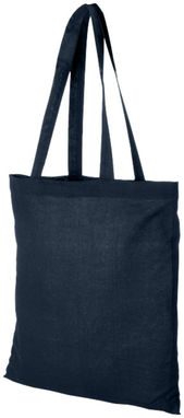 Бавовняна сумка Madras, колір темно-синій - 12018103- Фото №1
