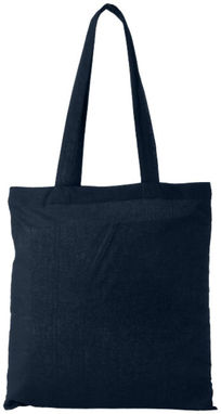 Хлопковая сумка Madras, цвет темно-синий - 12018103- Фото №4