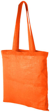 Бавовняна сумка Madras, колір оранжевий - 12018107- Фото №1