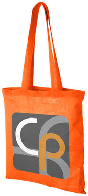 Бавовняна сумка Madras, колір оранжевий - 12018107- Фото №2
