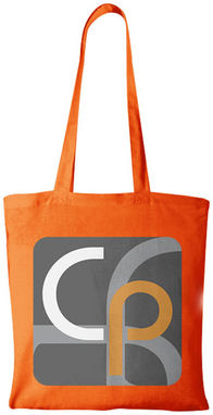 Хлопковая сумка Madras, цвет оранжевый - 12018107- Фото №3