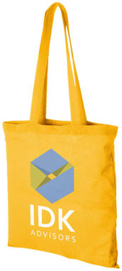 Бавовняна сумка Madras, колір жовтий - 12018108- Фото №2