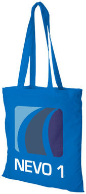 Хлопковая сумка Madras, цвет ярко-синий - 12018109- Фото №2