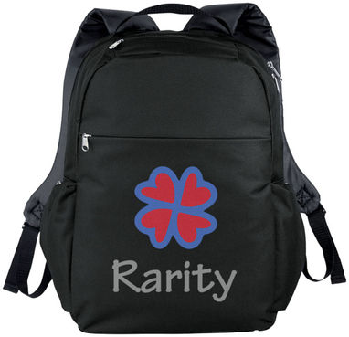 Компактный рюкзак для ноутбука , цвет сплошной черный - 12018600- Фото №3