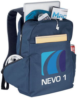 Компактный рюкзак для ноутбука , цвет темно-синий - 12018601- Фото №3