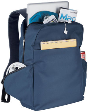 Компактный рюкзак для ноутбука , цвет темно-синий - 12018601- Фото №7