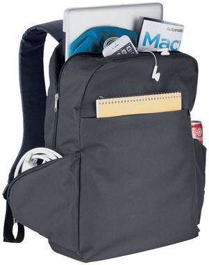 Компактный рюкзак для ноутбука , цвет темно-серый - 12018602- Фото №6