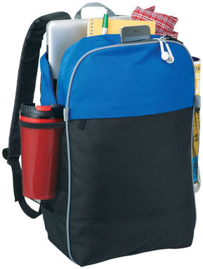 Рюкзак Popin Top Color для ноутбука , цвет сплошной черный, синий - 12018701- Фото №5