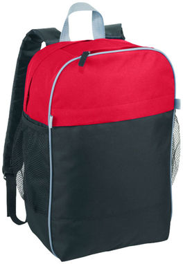 Рюкзак Popin Top Color для ноутбука , колір суцільний чорний, червоний - 12018702- Фото №1