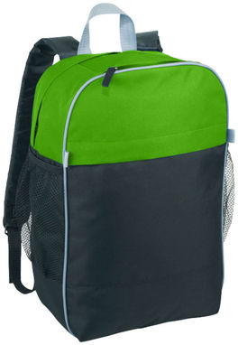 Рюкзак Popin Top Color для ноутбука , колір суцільний чорний, зелений - 12018703- Фото №1
