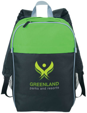 Рюкзак Popin Top Color для ноутбука , цвет сплошной черный, зеленый - 12018703- Фото №4