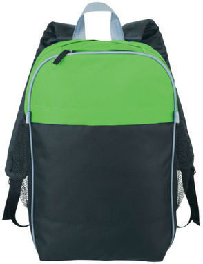Рюкзак Popin Top Color для ноутбука , колір суцільний чорний, зелений - 12018703- Фото №5