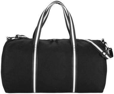 Бавовняна дорожня сумка Weekender, колір суцільний чорний - 12019400- Фото №6