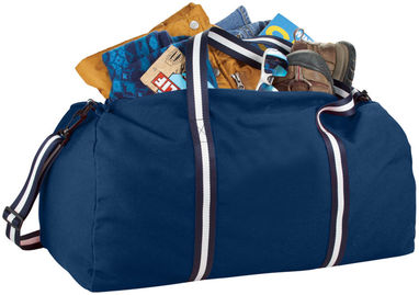 Хлопковая дорожная сумка Weekender, цвет темно-синий - 12019401- Фото №5