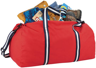 Хлопковая дорожная сумка Weekender, цвет красный - 12019402- Фото №5