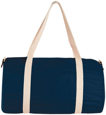 Хлопковая сумка Barrel Duffel, цвет темно-синий - 12019501- Фото №4