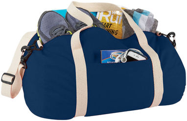 Бавовняна сумка Barrel Duffel, колір темно-синій - 12019501- Фото №5