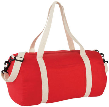 Хлопковая сумка Barrel Duffel, цвет красный - 12019502- Фото №1