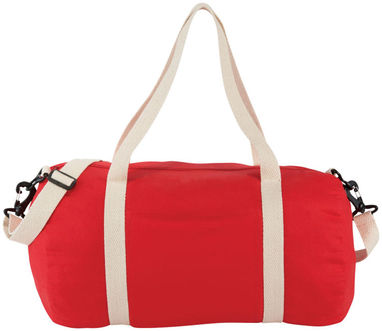 Хлопковая сумка Barrel Duffel, цвет красный - 12019502- Фото №4